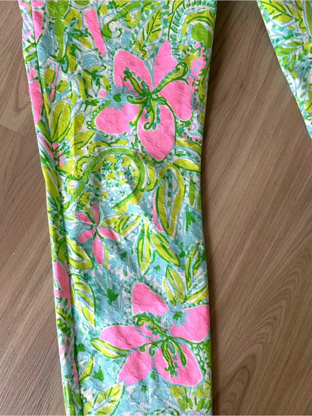 Lilly Pulitzer Kelly Skinny Ankle Pant Pants Size 4 Coconut Jungle Print Floral - Picture 2 of 9